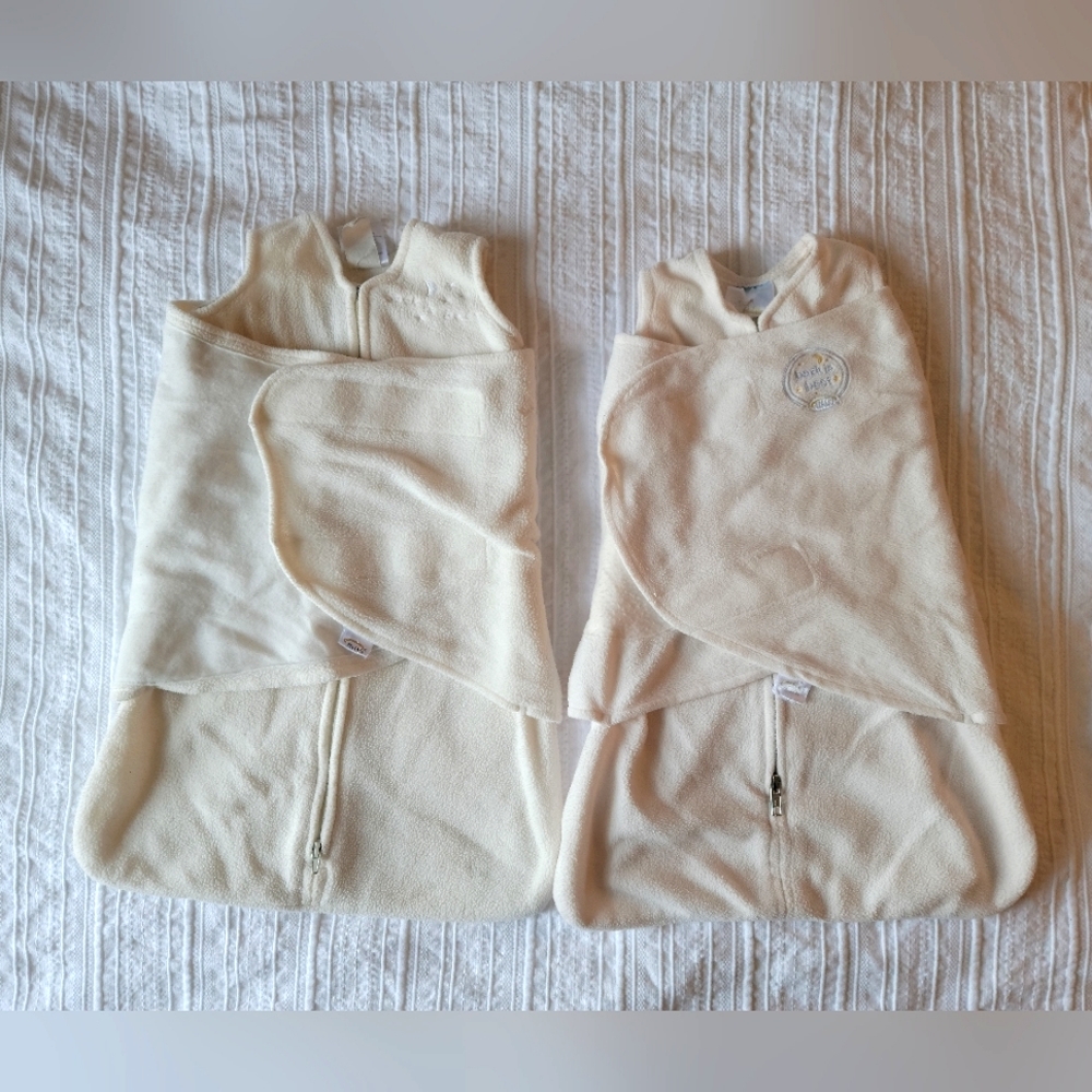 HALO Innovations Sleepsack Micro-Fleece Swaddle Wraps (newborn, bundle of 2)